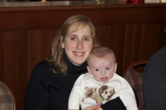 2009-12-20 - Brody meets Santa Claus
